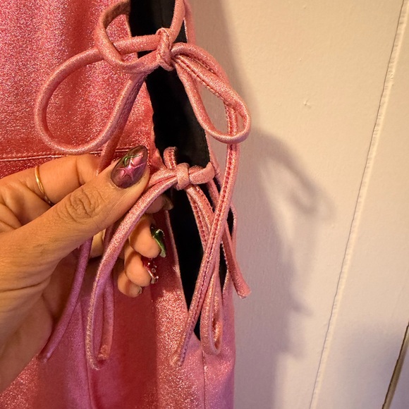 Pink metallic Ana Sui dress - Picture 7 of 7